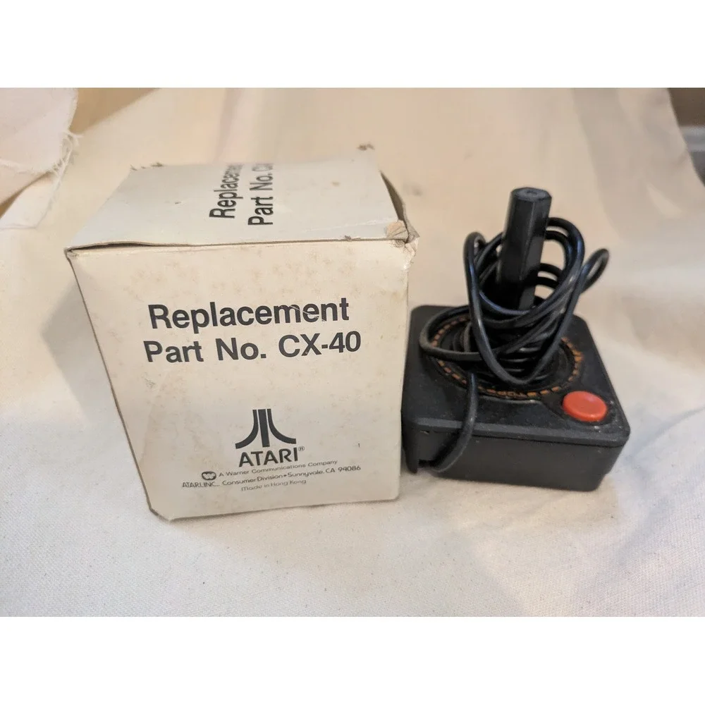 Vintage Atari CX-40 Joystick Controller‎ Replacement Part Original Box 2600
